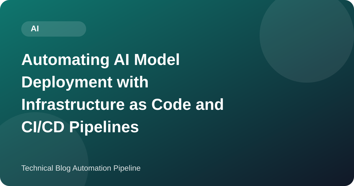 Automating AI Model Deployment: A Pipeline You Can Run on kind, and Two Ways the Usual Workflow Silently Does Nothing